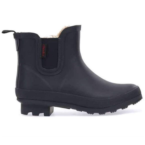 💥❗CHOOKA Women's Plush Chelsea Rain Boots❗💥 - Picture 1 of 7